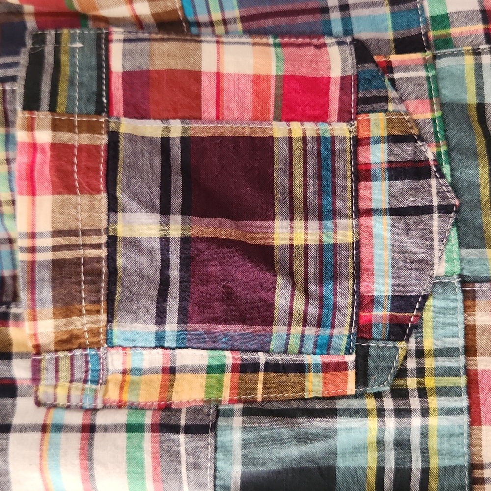 Northstyle Madras Patchwork Cotton Drawstring Sko… - image 3